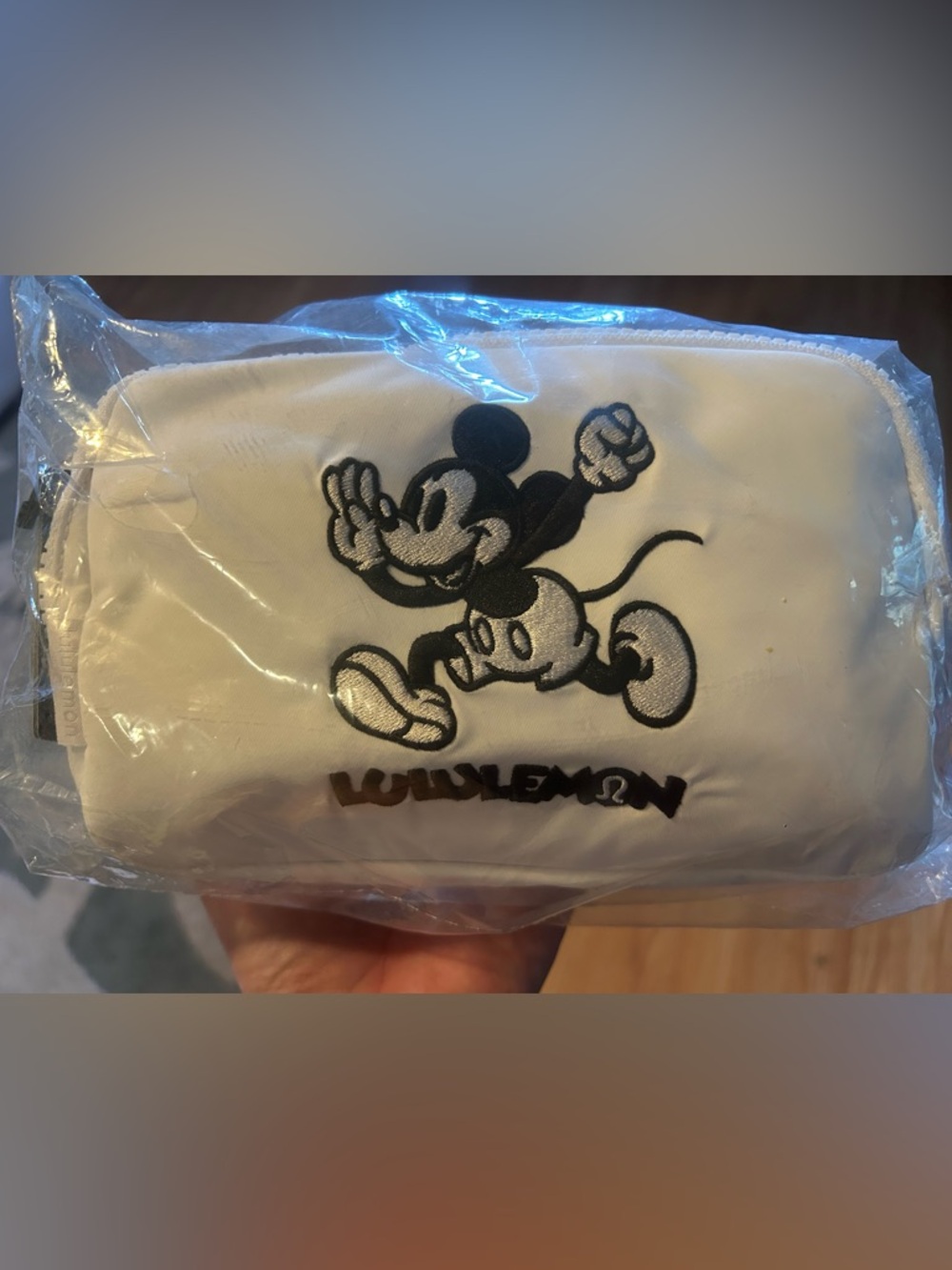 lululemon athletica White Disney Mickey Everywhere belt bag new in bag with tag